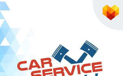 Araba Tamir Şirketi Logo Şablonu