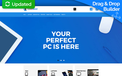 CompShop - Electronic Store Template Ecommerce MotoCMS №65592