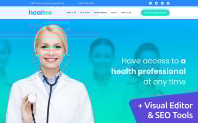 Plantilla Moto CMS 3 de Clínica Médica Privada