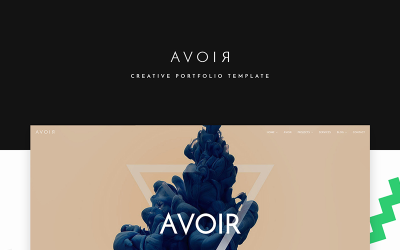 Responsywny szablon strony www AVOIR Website Template #65541