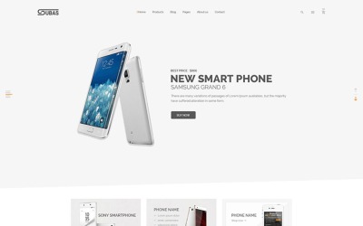 Subas - Electronics E-Commerce-Website-Vorlage