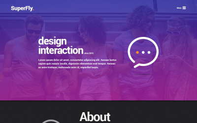 SuperFly - Plantilla PSD creativa