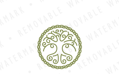 Celtic Tree of Life Logo Template