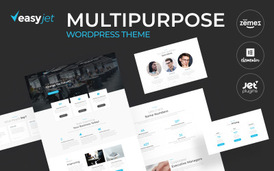 EasyJet - Thème WordPress pour plusieurs pages d'accueil