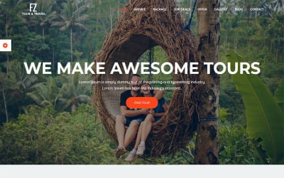 FZ - Tour &amp;amp; Travel Agency Bootstrap Website Template