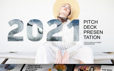 2021 Pitch Deck Шаблон PowerPoint