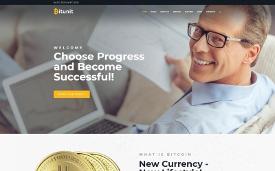 Responsive Bitunit Lite - Bitcoin Free Wordpress #65671