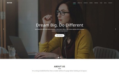 Rictor - Responsive HTML5 Business & Agency Website Template