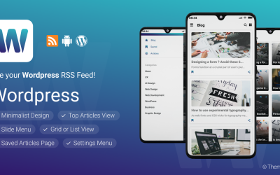 Wordpress - Android Nachrichten-App-Vorlage