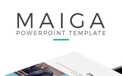 Maiga - PowerPoint šablona