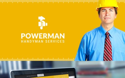 "Powerman - Handyman Services" Responsive WordPress thema №65725