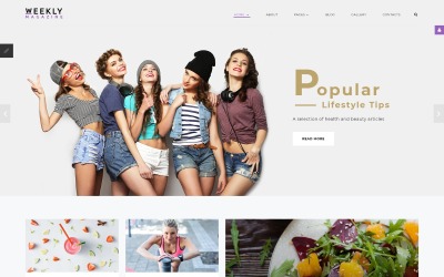 Responsywny szablon Joomla Weekly Magazine - Health & Beauty #65713