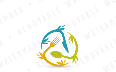 Шаблон логотипа Global Food