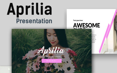 Aprilia Creative PowerPoint sablon