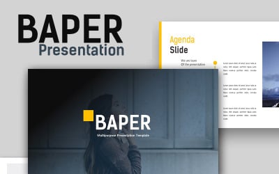 Baper Creative PowerPoint sablon