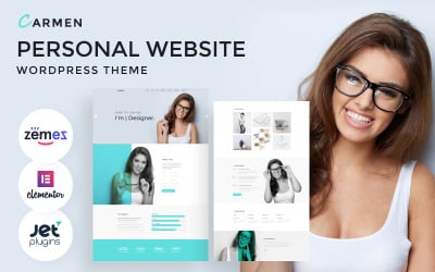 Carmen - Design Portfolio WordPress Theme for Personal Website