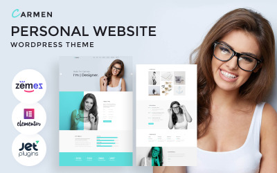 Carmen - Tema WordPress para sitios web personales