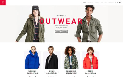 GoodWeather - Shopify-thema voor buitenkleding