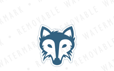 Plantilla de logotipo RR Dire Wolf