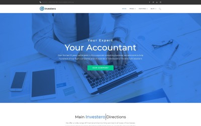 Responsive Investero - Accountant Expert Responsive Wordpress #65854
