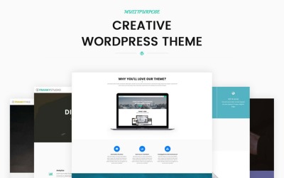 Template WordPress Bootstrap #65815 "Franky - Multipurpose"