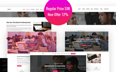 Trader - Responsive Creative WordPress Theme