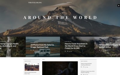 TravelBlog - Guia de viagem do modelo Joomla