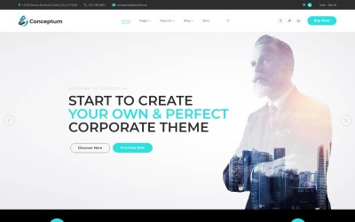 Conceptum - Vállalati adaptív WordPress téma