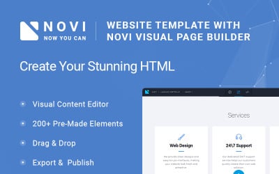 Novi -  Corporate &amp; Business Multipurpose with HTML Builder Website Template