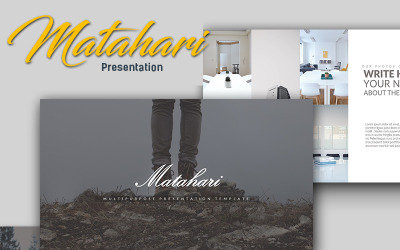 Plantilla de PowerPoint - presentación multipropósito de Matahari