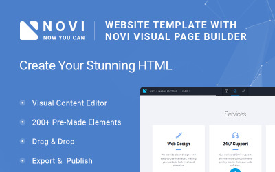 Responsive Novi - Corporate & Business Multipurpose with HTML Builder Web Sitesi #65992