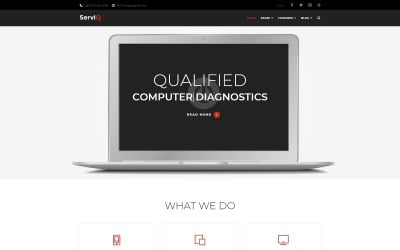 ServIQ Computer Repair Services WordPress-Theme