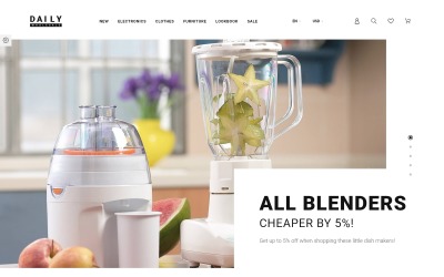 Tema PrestaShop all'ingrosso quotidiano