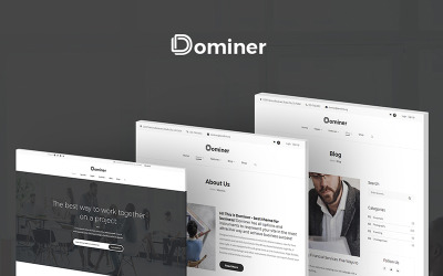 WordPress тема для бізнесу та послуг Dominer