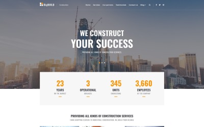 BigBuild - Tema de WordPress para la construcción
