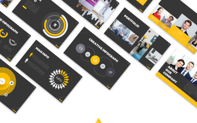 Black Hill Presentation Template PowerPoint №66030