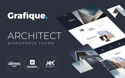 Grafique - Thème WordPress pour architecte