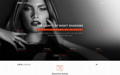 PSD шаблон Light Shade