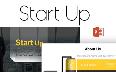 启动 PowerPoint 模板