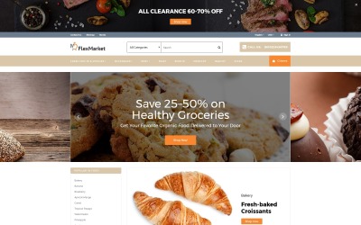Reszponzív FlexMarket PrestaShop sablon 66023