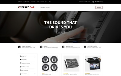 StereoCar - Car Audio Store Magento Teması