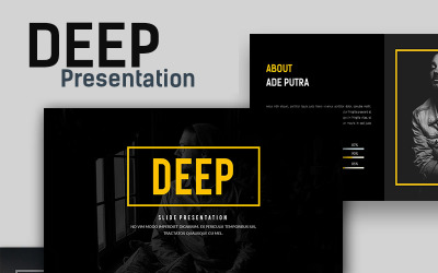 Deep Creative - Presentation PowerPoint sablon 66135