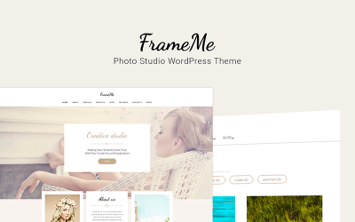 FrameMe - WordPress motiv Fotografické studio