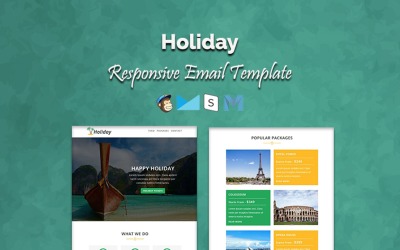Holiday Template de Newsletter №66191
