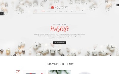 HolyGift - Modelo Joomla da Loja de Presentes de Natal