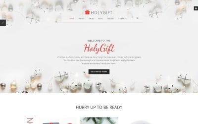 HolyGift - Plantilla Joomla para Tienda de Regalos de Navidad