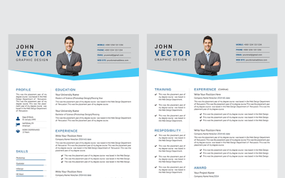 John Vector Modern Resume Template