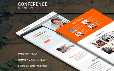 Konferenz - Responsive Newsletter-Vorlage