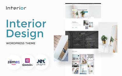 Responsywny motyw WordPress Interior - Interior Design Company Responsive #66130
