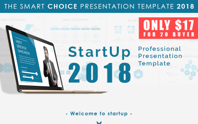 Start Up 2018 - PowerPoint-mall för presentation